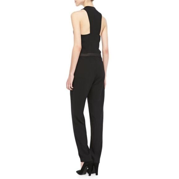 Nwt parker | brandy racerback crepe jumpsuit - Picture 2 of 11